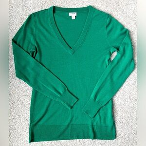 J.Crew Wool Blend V-Neck Sweater